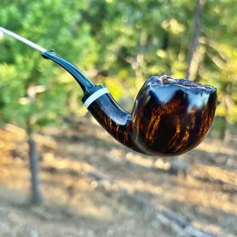 Rustic Brown Freehand Egg - Image 4